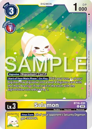 Salamon (BT16-030) Foil Rare - Beginning Observer