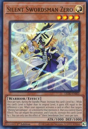 Silent Swordsman Zero (LEDE-EN002) - Ultra Rare - 1st Edition - Legacy of Destruction