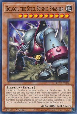 Golgoil the Steel Seismic Smasher (LEDE-EN026) - Common - 1st Edition - Legacy of Destruction