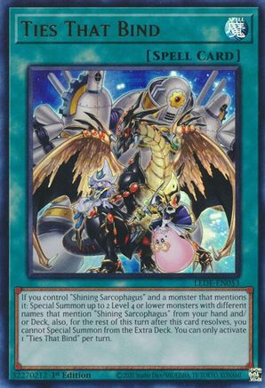 Ties That Bind (LEDE-EN053) - Ultra Rare - Legacy of Destruction