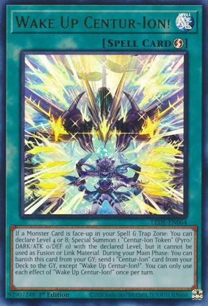 Wake Up Centur-Ion! (LEDE-EN064) - Ultra Rare - Legacy of Destruction