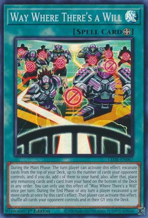 Way Where There's a Will (LEDE-EN067) - Super Rare - Legacy of Destruction