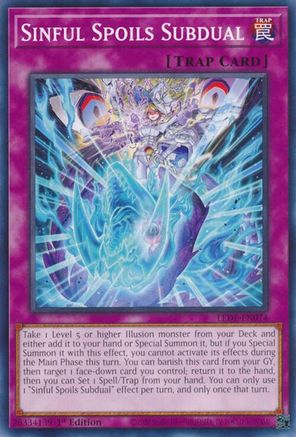 Sinful Spoils Subdual (LEDE-EN074) - Common - 1st Edition - Legacy of Destruction