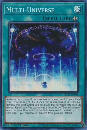 Multi-Universe (LEDE-EN086) - Super Rare - 1st Edition - Legacy of Destruction