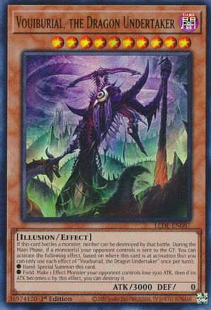 Vouiburial, the Dragon Undertaker (LEDE-EN087) - Ultra Rare - 1st Edition - Legacy of Destruction