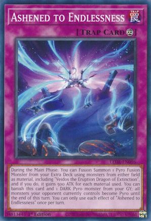 Ashened to Endlessness (LEDE-EN096) - Common - Legacy of Destruction