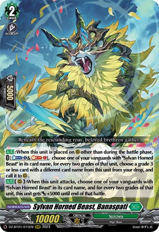 Sylvan Horned Beast, Banaspati (DZ-BT01/015EN) [Fated Clash]
