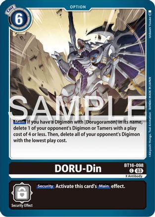 DORU-Din (BT16-098)  Common - Beginning Observer