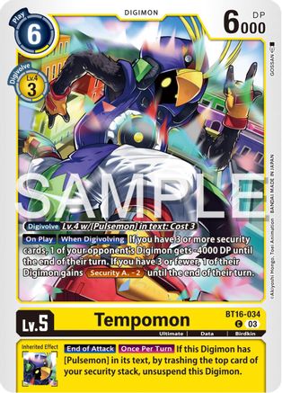 Tempomon (BT16-034)  Common - Beginning Observer