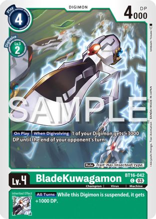 BladeKuwagamon (BT16-042)  Common - Beginning Observer