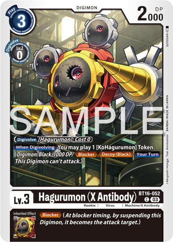 Hagurumon (X Antibody) [BT16-052] [Beginning Observer]