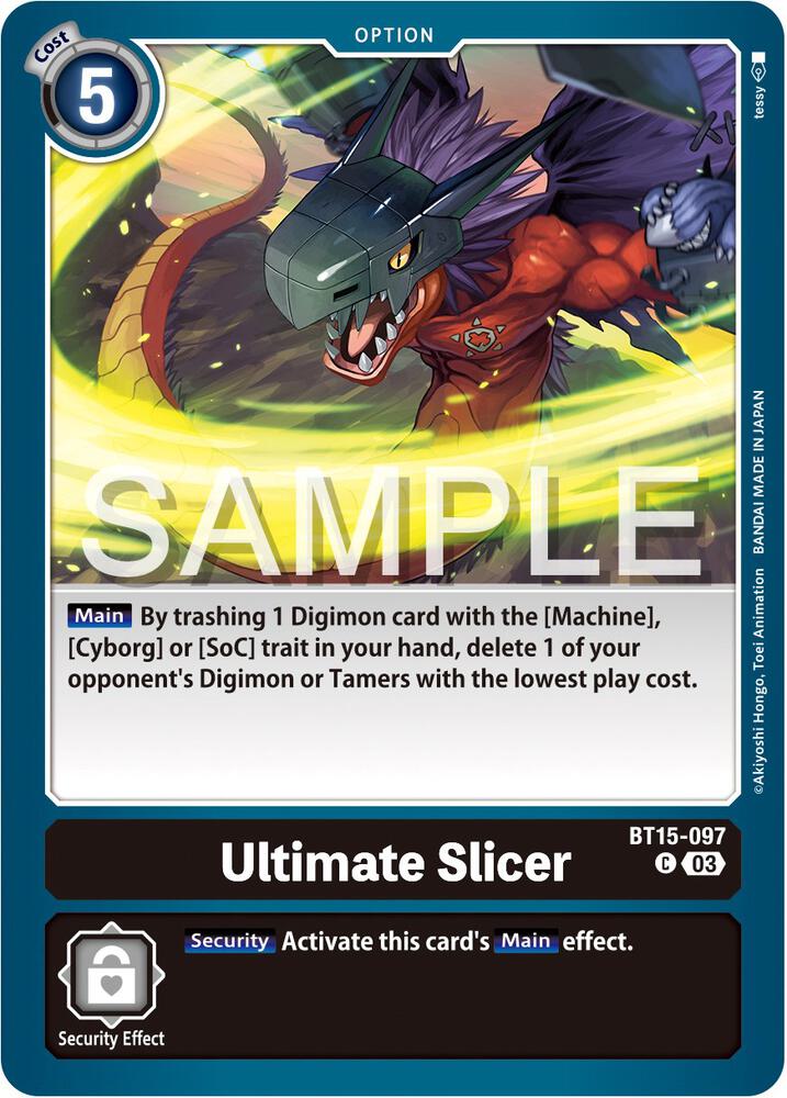 Ultimate Slicer BT15-097 C (Exceed Apocalypse) 