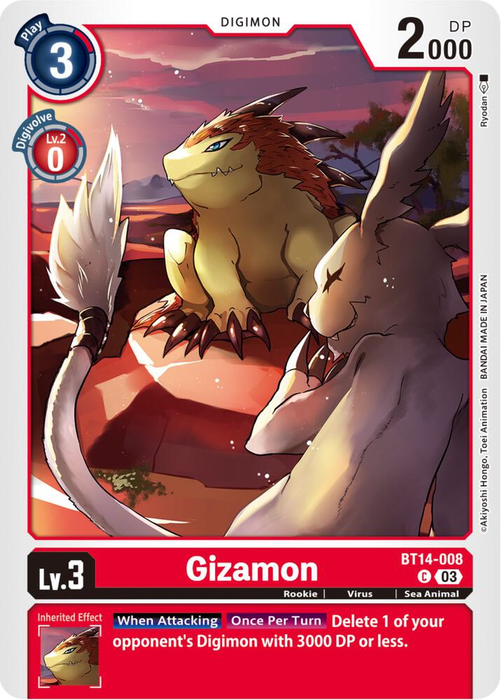 Gizamon BT14-008 C (Blast Ace) 