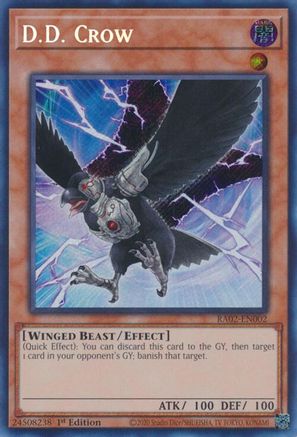 D.D. Crow (Secret Rare) (RA02-EN002) - Secret Rare - 1st Edition - 25th Anniversary Rarity Collection II