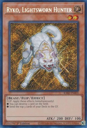 Ryko, Lightsworn Hunter (Secret Rare) (RA02-EN003) - Secret Rare - 1st Edition - 25th Anniversary Rarity Collection II