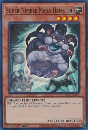 Super-Nimble Mega Hamster (RA02-EN004) - Super Rare - 25th Anniversary Rarity Collection II