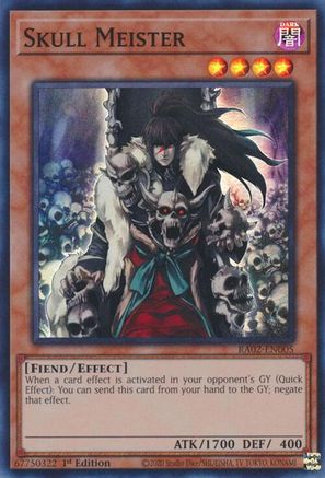 Skull Meister (RA02-EN005) - Super Rare - 25th Anniversary Rarity Collection II