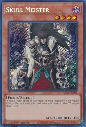 Skull Meister (Secret Rare) (RA02-EN005) - Secret Rare - 25th Anniversary Rarity Collection II