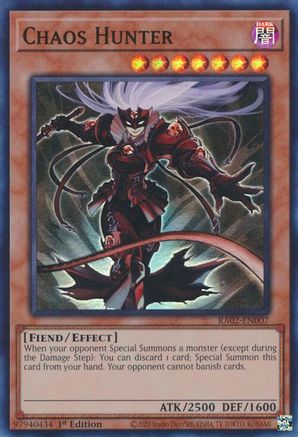 Chaos Hunter (RA02-EN007) - Super Rare - 25th Anniversary Rarity Collection II