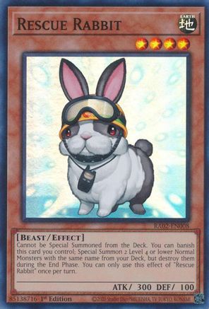 Rescue Rabbit (RA02-EN008) - Super Rare - 1st Edition - 25th Anniversary Rarity Collection II