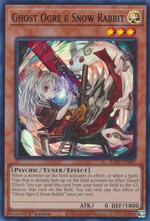 Ghost Ogre & Snow Rabbit (Alternate Art) (RA02-EN009) - Super Rare - 25th Anniversary Rarity Collection II