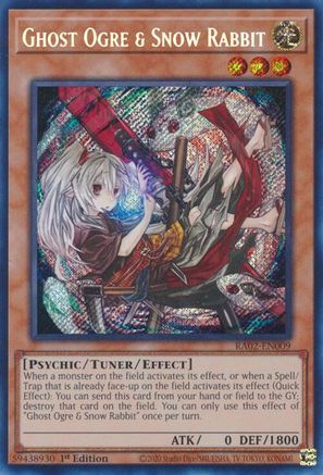 Ghost Ogre & Snow Rabbit (Alternate Art) (Secret Rare) (RA02-EN009) - Secret Rare - 25th Anniversary Rarity Collection II