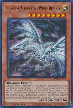 Blue-Eyes Alternative White Dragon (RA02-EN010) - Super Rare - 1st Edition - 25th Anniversary Rarity Collection II