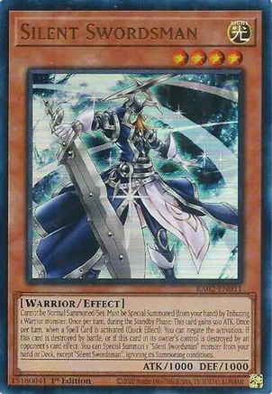 Silent Swordsman (UR) (RA02-EN011) - Ultra Rare - 1st Edition - 25th Anniversary Rarity Collection II