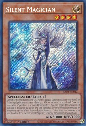 Silent Magician (Secret Rare) (RA02-EN012) - Secret Rare - 1st Edition - 25th Anniversary Rarity Collection II