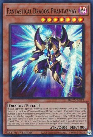 Fantastical Dragon Phantazmay (Alternate Art) (RA02-EN013) - Super Rare - 1st Edition - 25th Anniversary Rarity Collection II