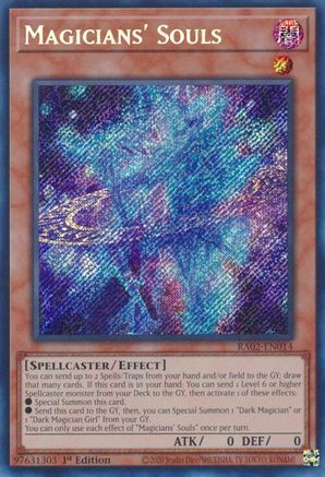 Magicians' Souls (Secret Rare) (RA02-EN014) - Secret Rare - 1st Edition - 25th Anniversary Rarity Collection II