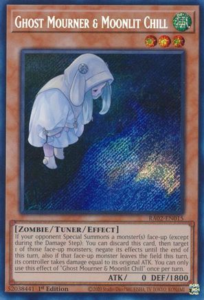Ghost Mourner & Moonlit Chill (Alternate Art) (Secret Rare) (RA02-EN015) - Secret Rare - 25th Anniversary Rarity Collection II