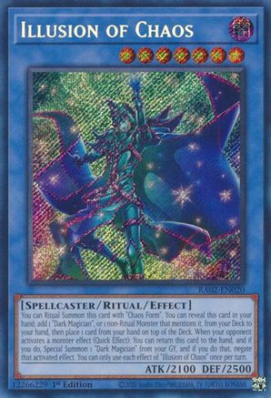 Illusion of Chaos (Secret Rare) (RA02-EN020) - Secret Rare - 1st Edition - 25th Anniversary Rarity Collection II