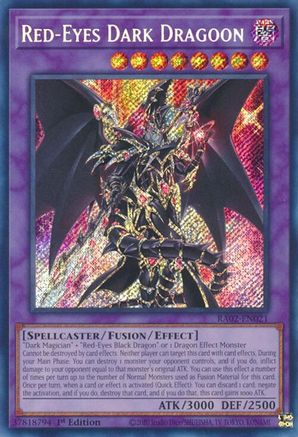 Red-Eyes Dark Dragoon (Secret Rare) (RA02-EN021) - Secret Rare - 1st Edition - 25th Anniversary Rarity Collection II