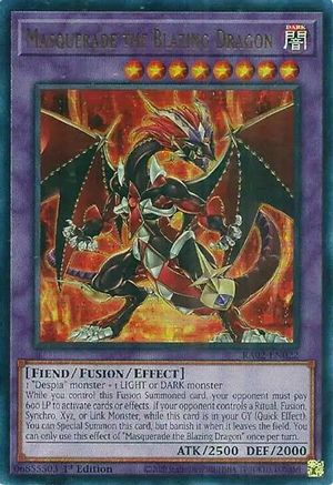 Masquerade the Blazing Dragon (UR) (RA02-EN022) - Ultra Rare - 25th Anniversary Rarity Collection II