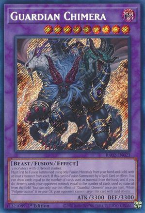 Guardian Chimera (Secret Rare) (RA02-EN023) - Secret Rare - 25th Anniversary Rarity Collection II