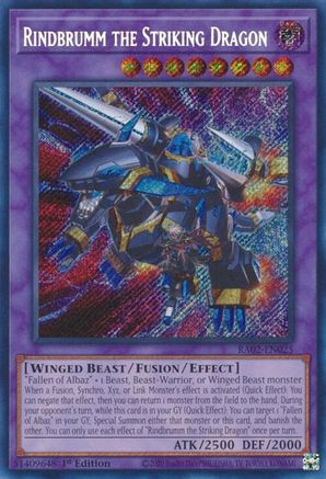 Rindbrumm the Striking Dragon (Secret Rare) (RA02-EN025) - Secret Rare - 25th Anniversary Rarity Collection II