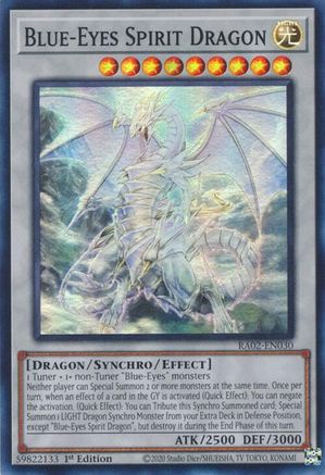 Blue-Eyes Spirit Dragon (RA02-EN030) - Super Rare - 25th Anniversary Rarity Collection II