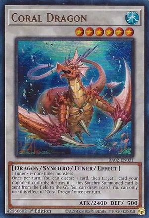 Coral Dragon (UR) (RA02-EN031) - Ultra Rare - 1st Edition - 25th Anniversary Rarity Collection II
