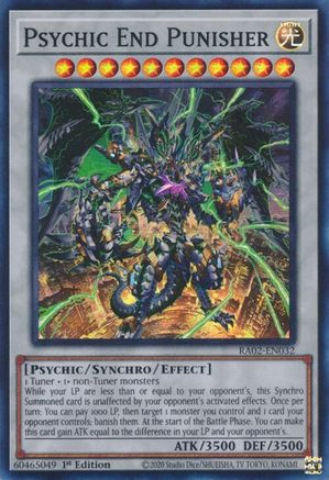 Psychic End Punisher (RA02-EN032) - Super Rare - 1st Edition - 25th Anniversary Rarity Collection II