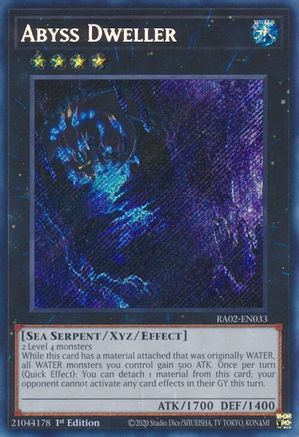 Abyss Dweller (Secret Rare) (RA02-EN033) - Secret Rare - 1st Edition - 25th Anniversary Rarity Collection II