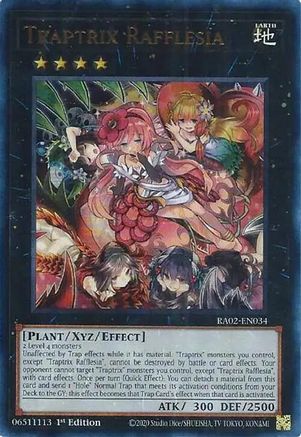 Traptrix Rafflesia (UR) (RA02-EN034) - Ultra Rare - 1st Edition - 25th Anniversary Rarity Collection II