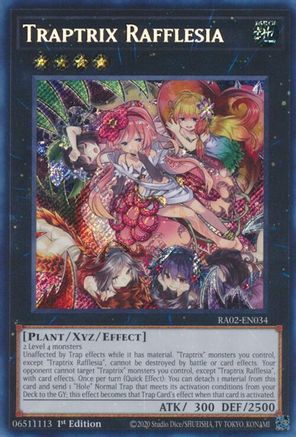 Traptrix Rafflesia (Secret Rare) (RA02-EN034) - Secret Rare - 1st Edition - 25th Anniversary Rarity Collection II