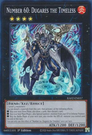 Number 60: Dugares the Timeless (RA02-EN037) - Super Rare - 25th Anniversary Rarity Collection II