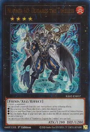 Number 60: Dugares the Timeless (UR) (RA02-EN037) - Ultra Rare - 1st Edition - 25th Anniversary Rarity Collection II