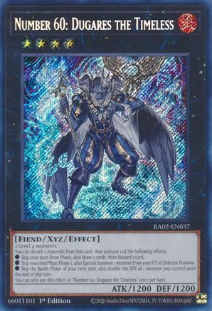 Number 60: Dugares the Timeless (Secret Rare) (RA02-EN037) - Secret Rare - 25th Anniversary Rarity Collection II