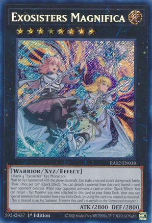 Exosisters Magnifica (Secret Rare) (RA02-EN038) - Secret Rare - 1st Edition - 25th Anniversary Rarity Collection II