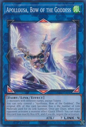 Apollousa, Bow of the Goddess (Alternate Art) (RA02-EN040) - Super Rare - 25th Anniversary Rarity Collection II