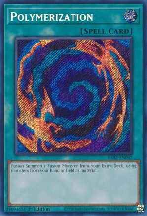 Polymerization (Secret Rare) (RA02-EN047) - Secret Rare - 1st Edition - 25th Anniversary Rarity Collection II