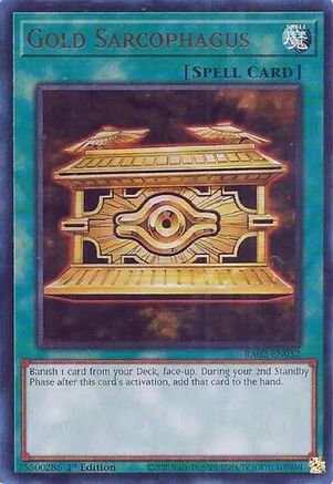 Gold Sarcophagus (UR) (RA02-EN052) - Ultra Rare - 1st Edition - 25th Anniversary Rarity Collection II
